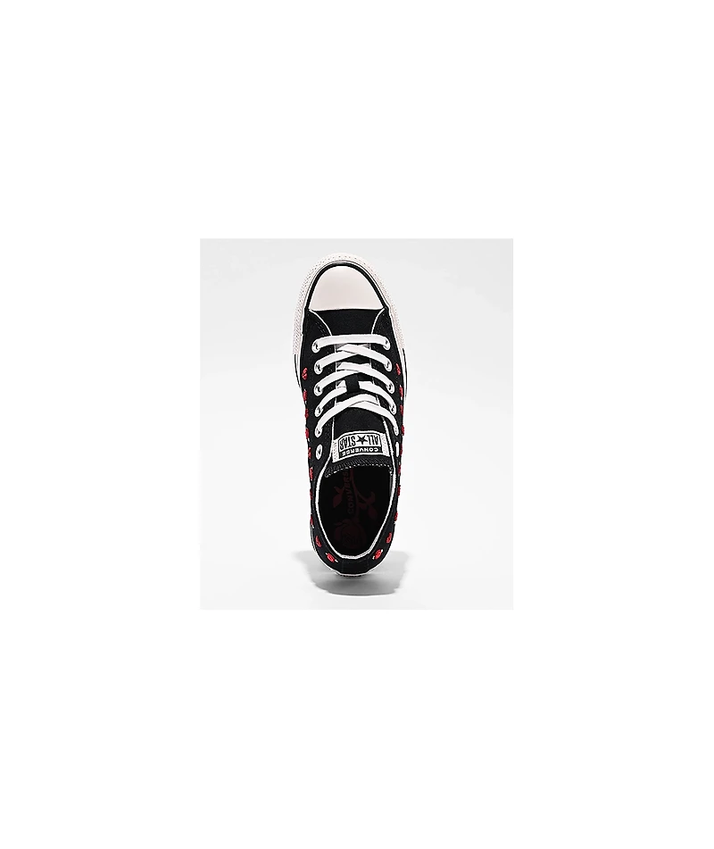Converse Chuck Taylor All Star Valentine's Day Black, Red, & Egret Shoes