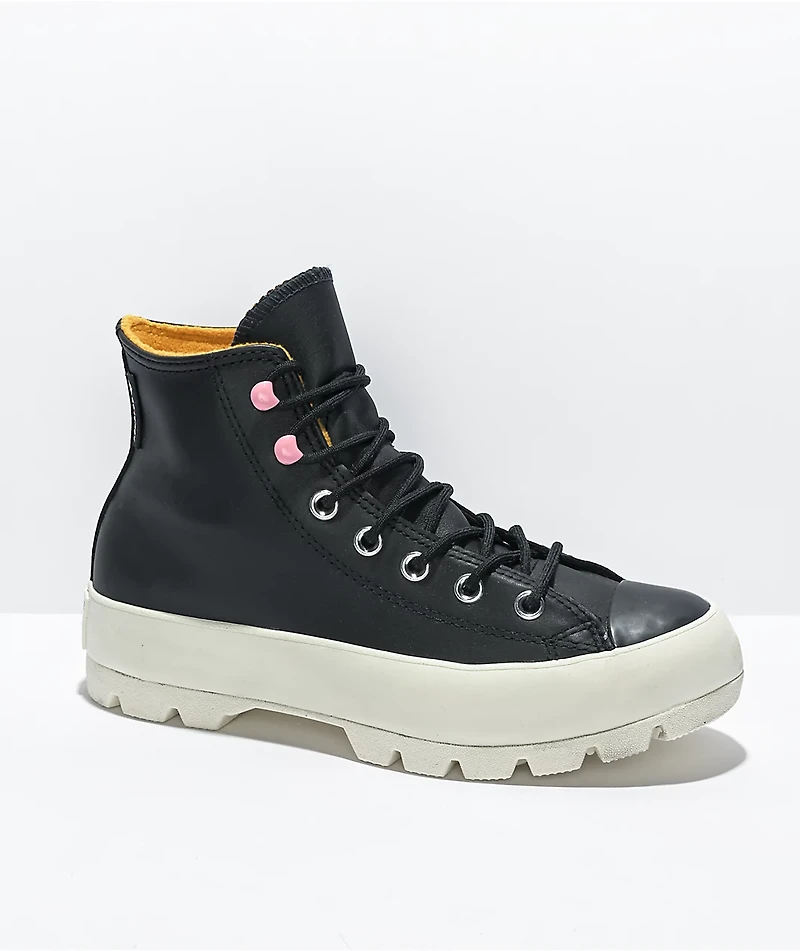 Converse Chuck Taylor All Star Winter Lugged Black High Top Shoes