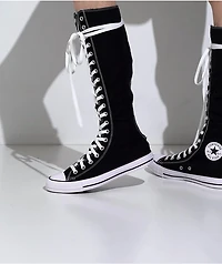 Converse Chuck Taylor All Star XXHi Black & White Knee High Shoes