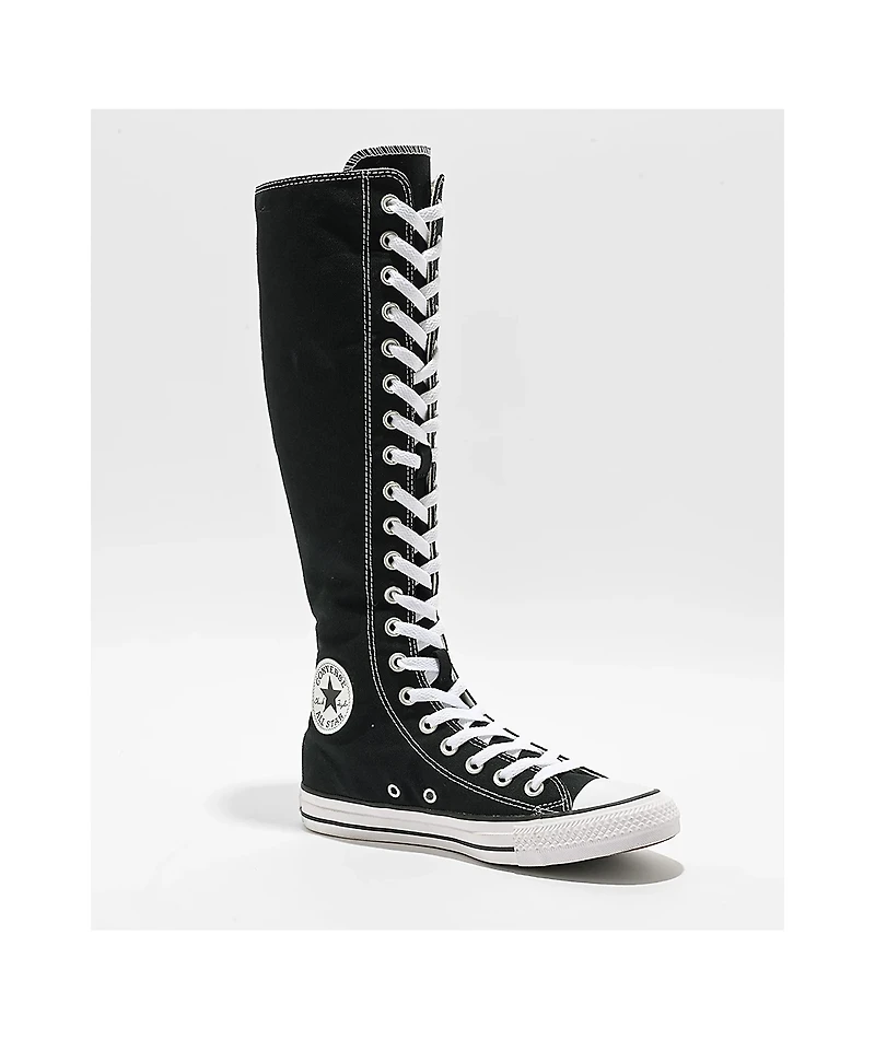 Converse Chuck Taylor All Star XXHi Black & White Knee High Shoes