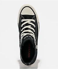 Converse Chucks In Love Chuck Taylor All Star Black & Egret High Top Shoes