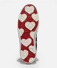 Converse Chucks In Love Chuck Taylor All Star Black & Egret High Top Shoes