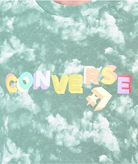 Converse Cloud Print Algae Tie Dye T-Shirt