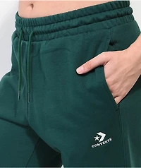 Converse Embroidered Classic Green Sweatpants