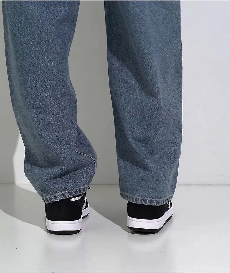 Converse Fastbreak Pro Mid Black & White Skate Shoes