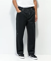 Converse Five Pocket Black Elastic Waist Pants
