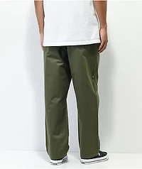 Converse Five Pocket Forest Green Elastic Waist Pants