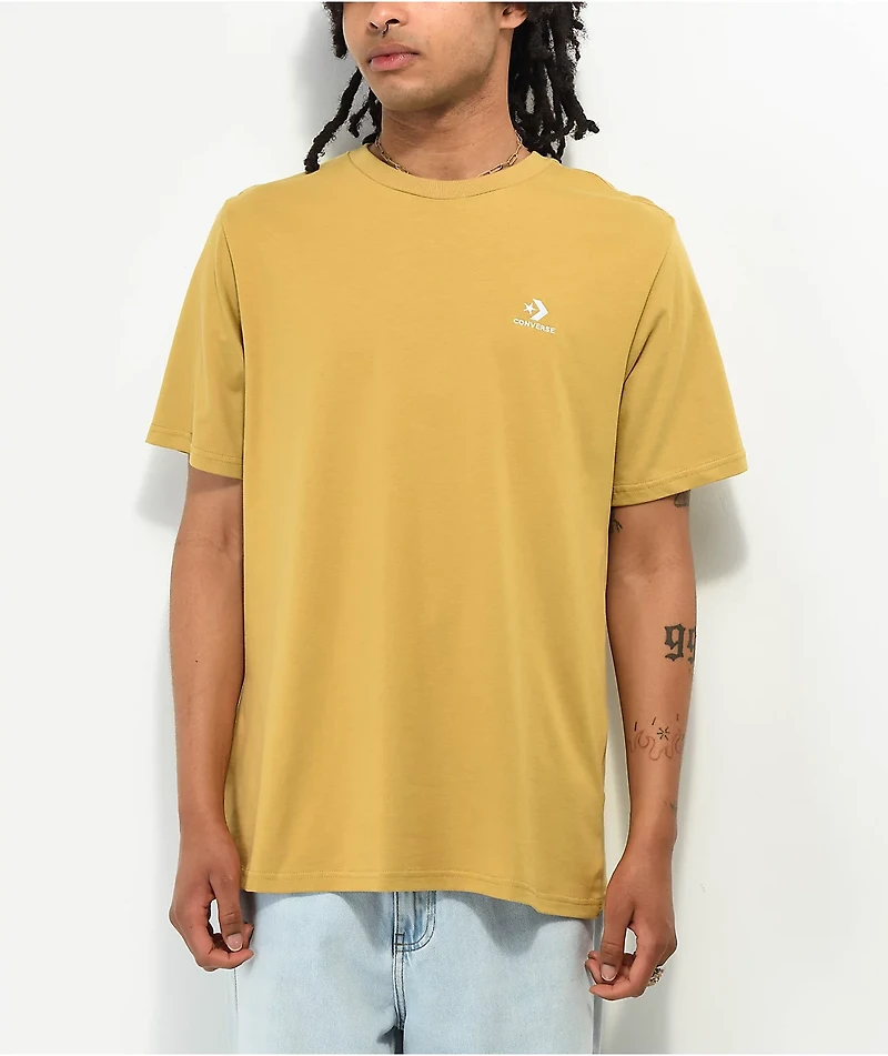 Converse Go-To Embroidered Star Yellow T-Shirt
