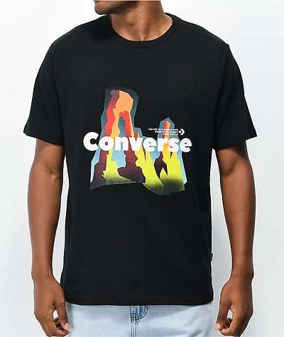 Converse Hybrid World Black T-Shirt