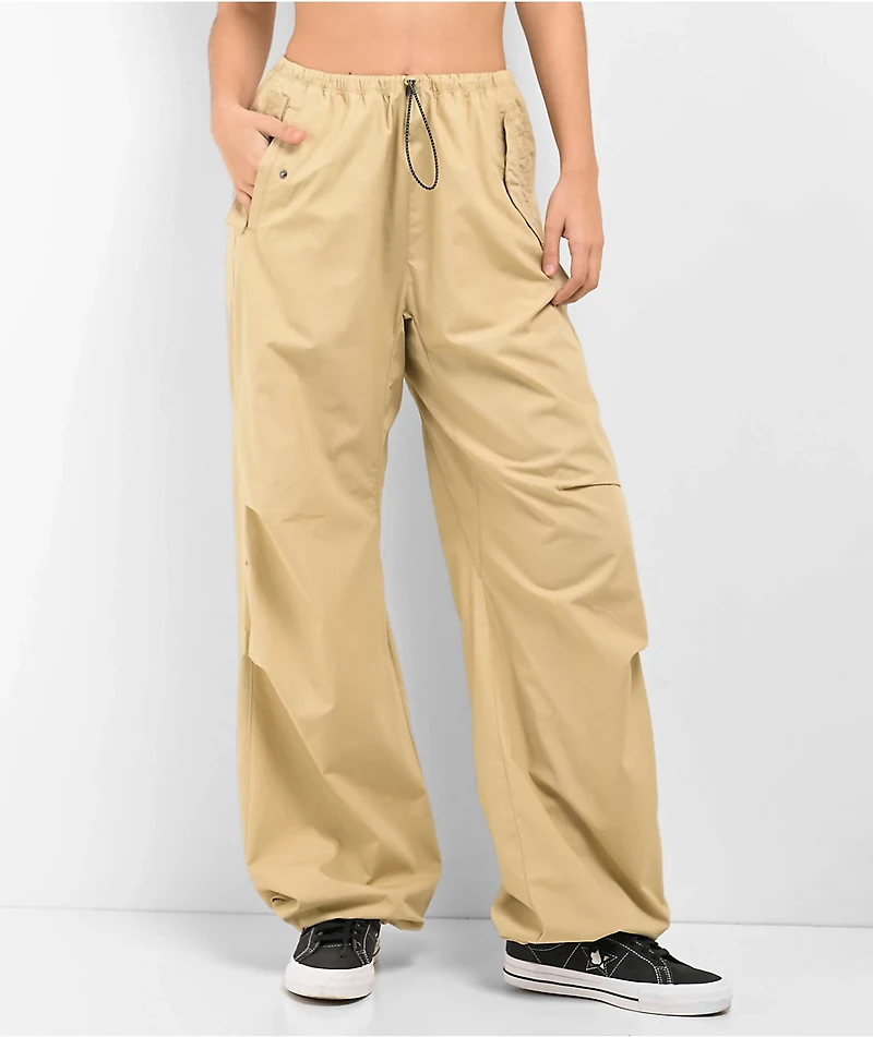 Converse Khaki Parachute Pants