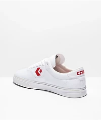 Converse Louie Lopez Pro White & Red Skate Shoes