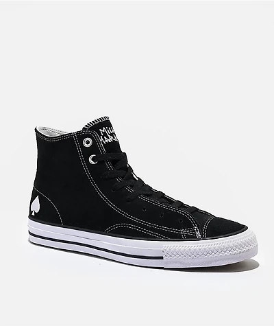 Converse Milton Martinez Chuck Taylor All Star Pro Black Suede Skate Shoes