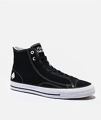 Converse Milton Martinez Chuck Taylor All Star Pro Black Suede Skate Shoes