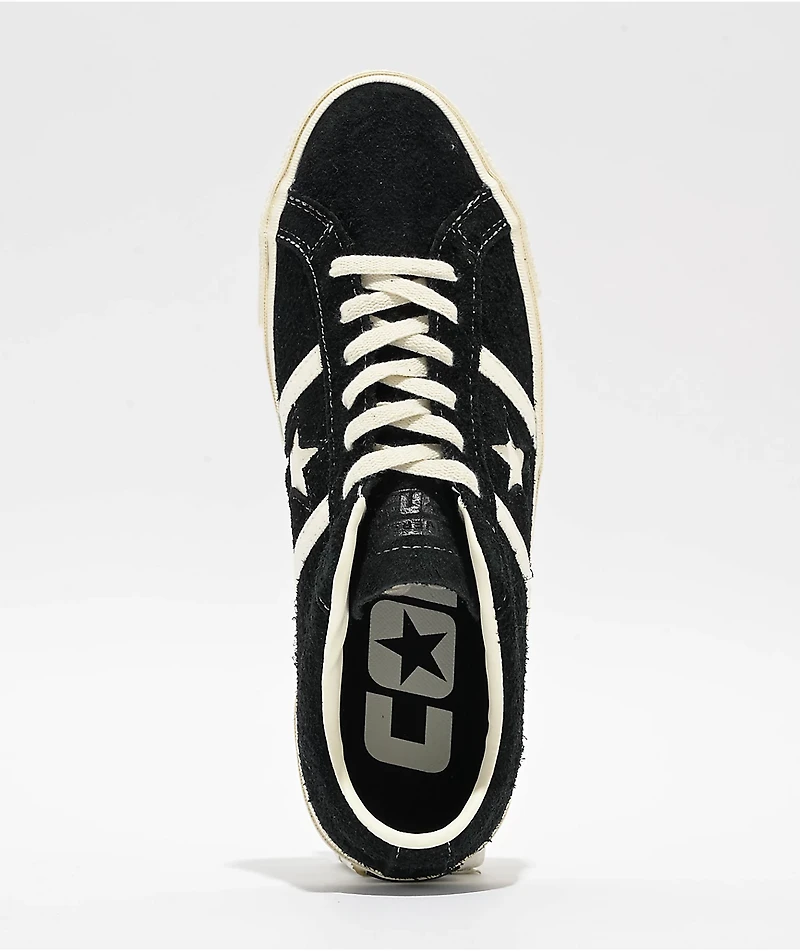 Converse One Star Academy Pro Black & Egret Skate Shoes