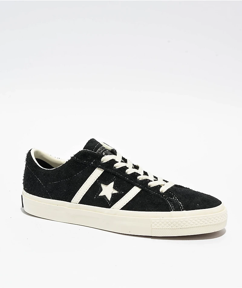 Converse One Star Academy Pro Black & Egret Skate Shoes