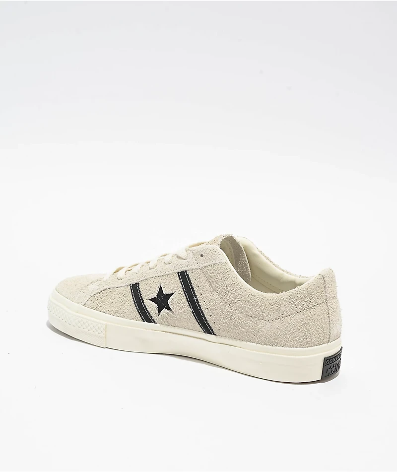 Converse One Star Academy Pro Egret & Black Skate Shoes