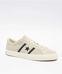 Converse One Star Academy Pro Egret & Black Skate Shoes