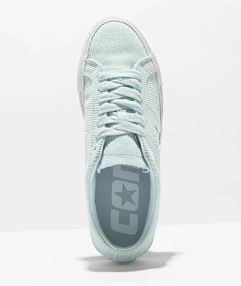 Converse One Star Pro Baby Blue Corduroy Shoes