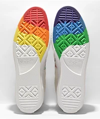 Converse One Star Pro Pride Egret Suede Skate Shoes
