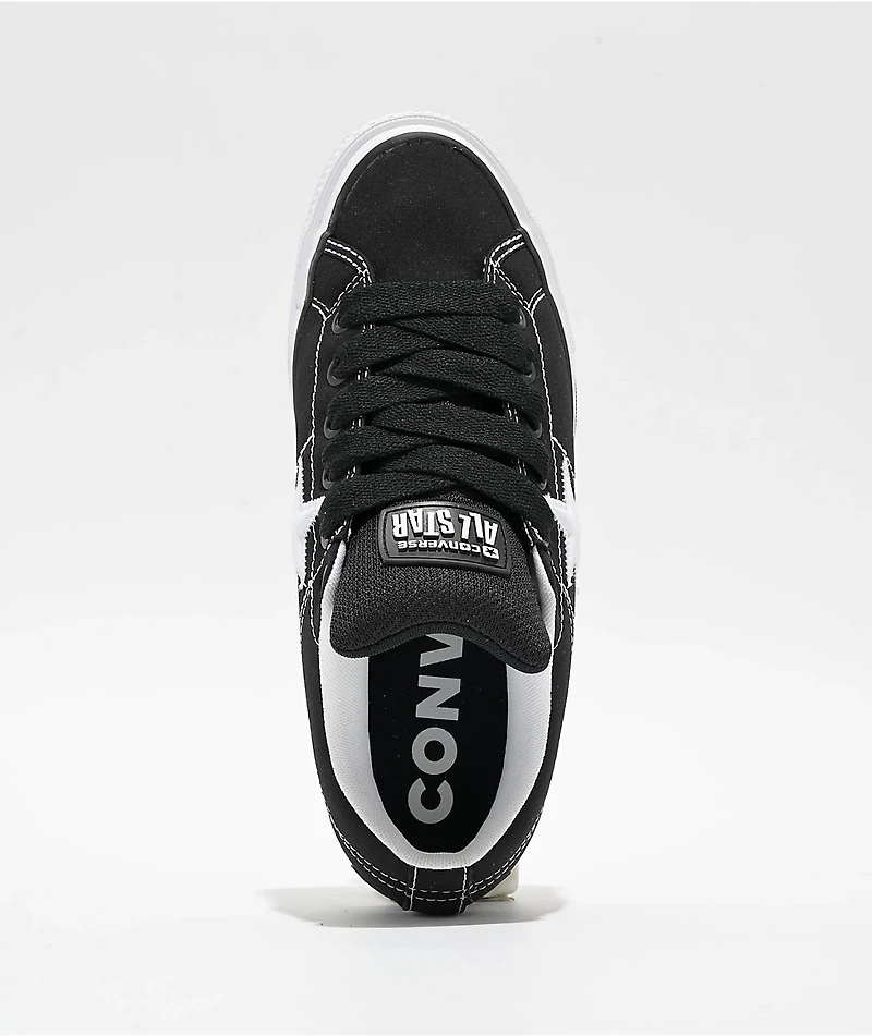 Converse One Star Puffed Black & White Skate Shoes
