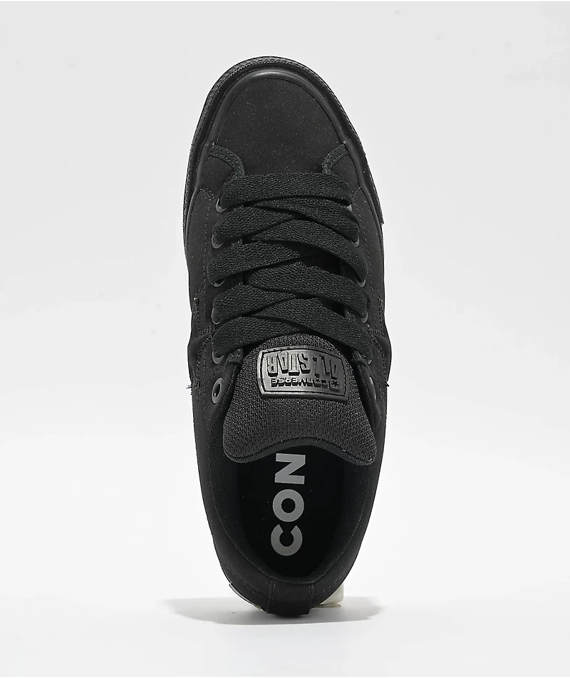 Converse One Star Puffed Black Skate Shoes
