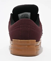 Converse One Star Puffed Bloodstone, Black, & Gum Skate Shoes