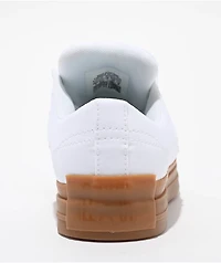 Converse One Star Puffed White & Gum Skate Shoes