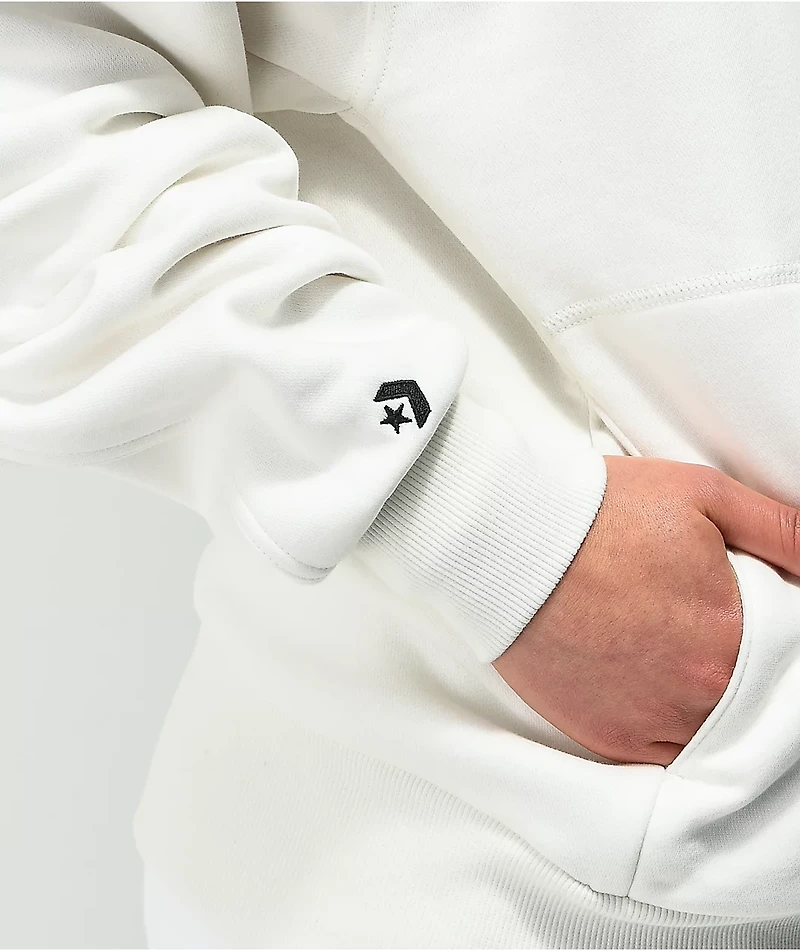Converse Oversized Vintage White Hoodie