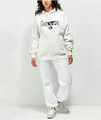 Converse Oversized Vintage White Hoodie