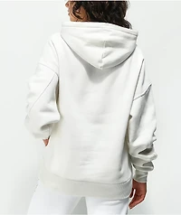 Converse Oversized Vintage White Hoodie