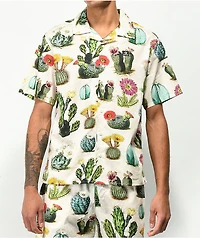 Converse Resort Sand Short Sleeve Button Up Shirt