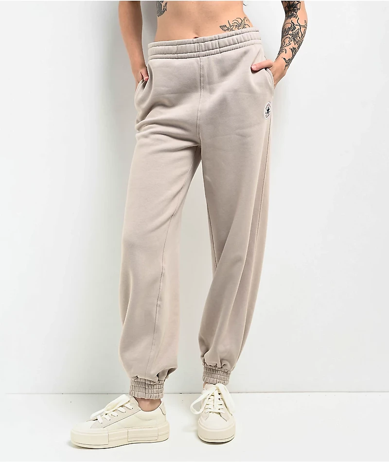 Converse Retro Chuck Taylor Cream Knit Sweatpants