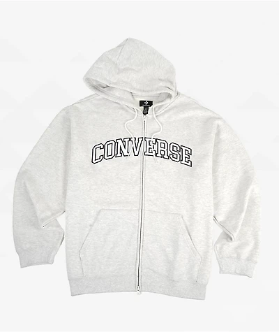 Converse Retro Grey Zip Hoodie