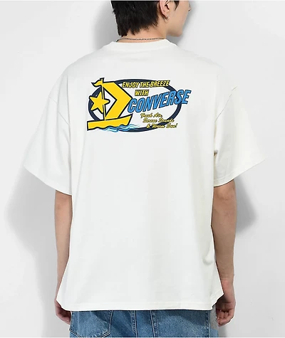 Converse Retro Sailboat White T-Shirt