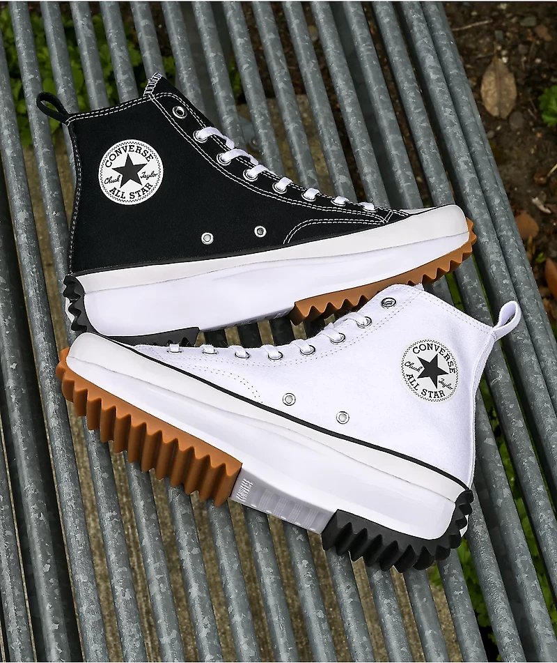 Converse Run Star Hike Black High Top Shoes