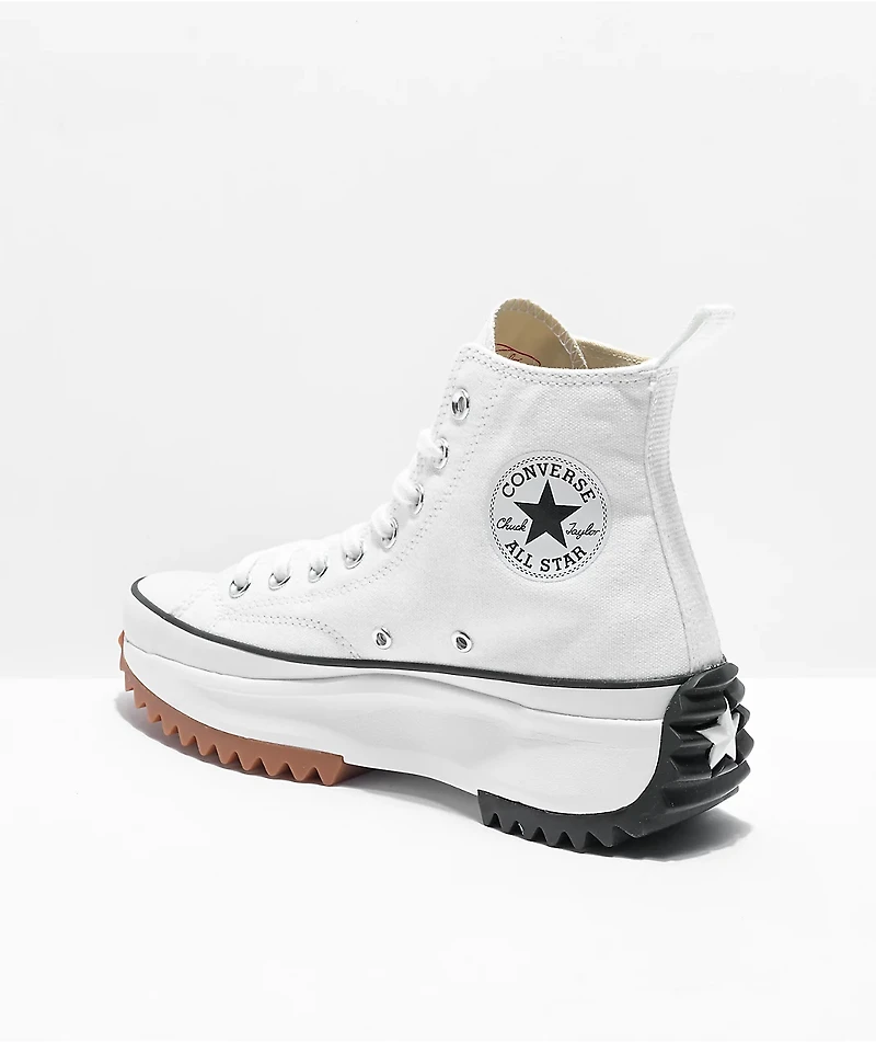Converse Run Star Hike White High Top Shoes