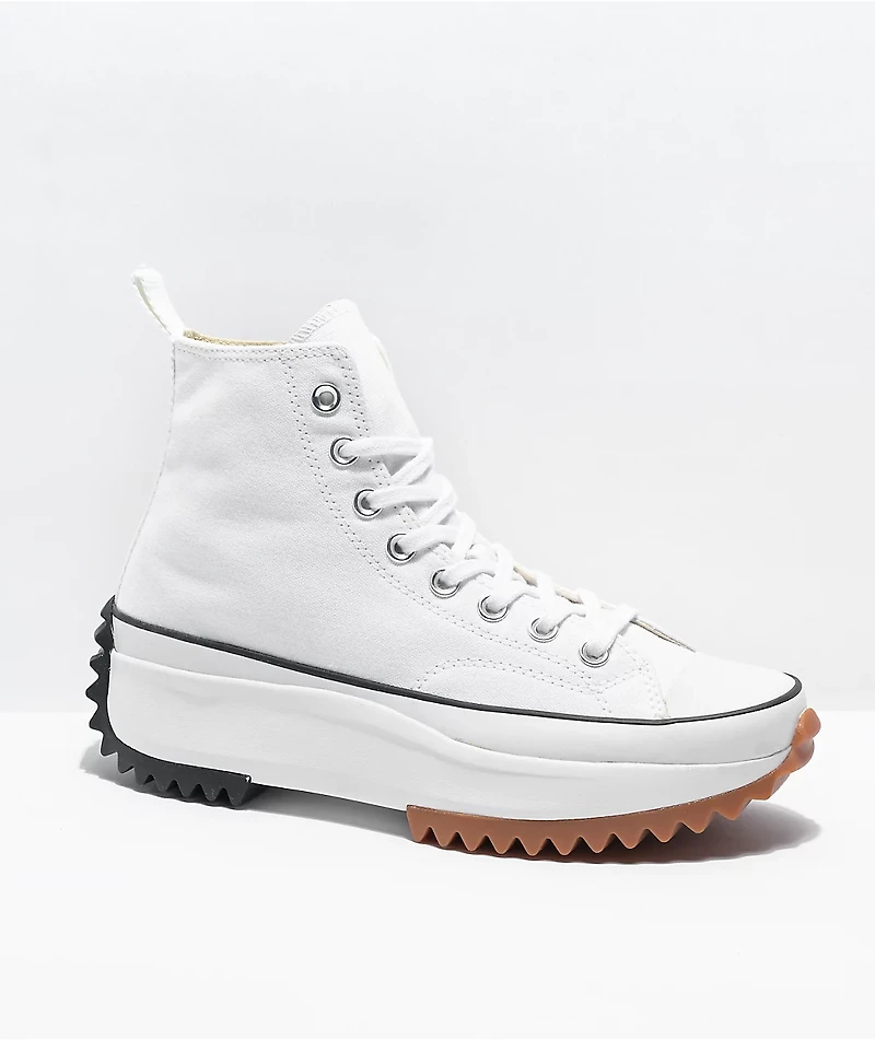 Converse Run Star Hike White High Top Shoes