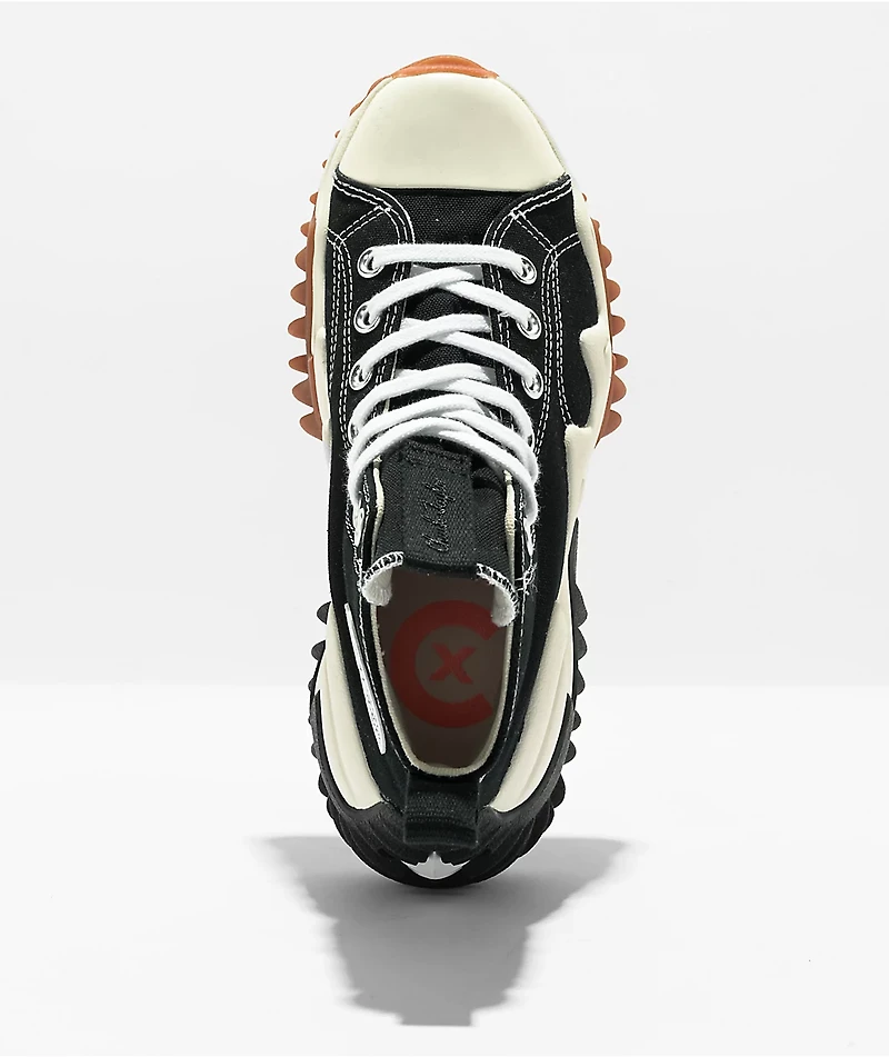 Converse Run Star Motion CX Black & White Platform Shoes