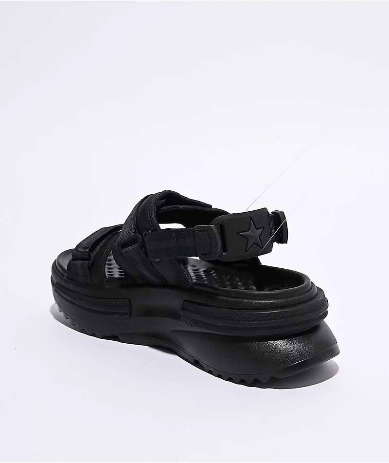 Converse Run Star Utility Black Platform Sandals