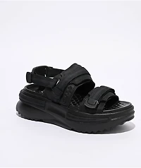 Converse Run Star Utility Black Platform Sandals