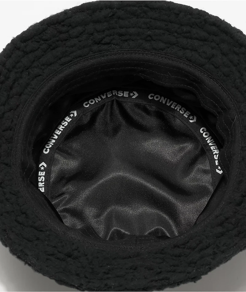 Converse Sherpa Black Bucket Hat