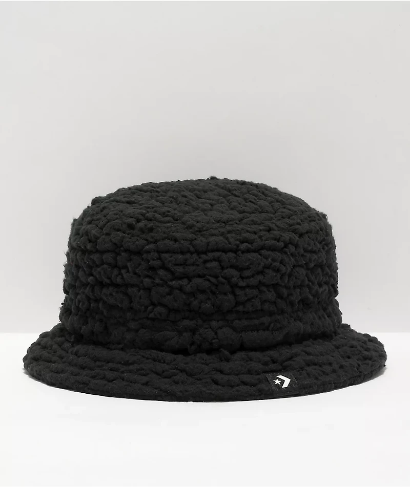 Converse Sherpa Black Bucket Hat