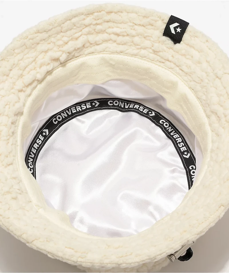 Converse Sherpa White Bucket Hat