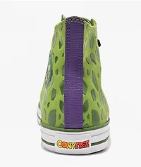 Converse x Dragon Ball Z Cell Chuck Taylor All Star Green & White High Top Shoes