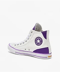 Converse x Dragon Ball Z Freiza Chuck Taylor All Star White & Purple High Top Shoes