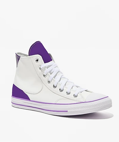 Converse x Dragon Ball Z Freiza Chuck Taylor All Star White & Purple High Top Shoes