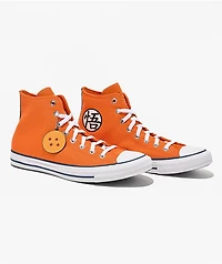 Converse x Dragon Ball Z Goku Chuck Taylor All Star Orange & White High Top Shoes