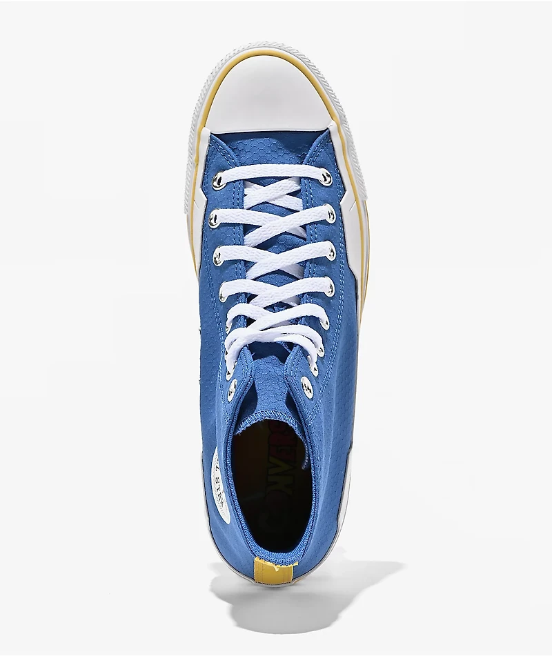 Converse x Dragon Ball Z Vegeta Chuck Taylor All Star Blue & White High Top Shoes