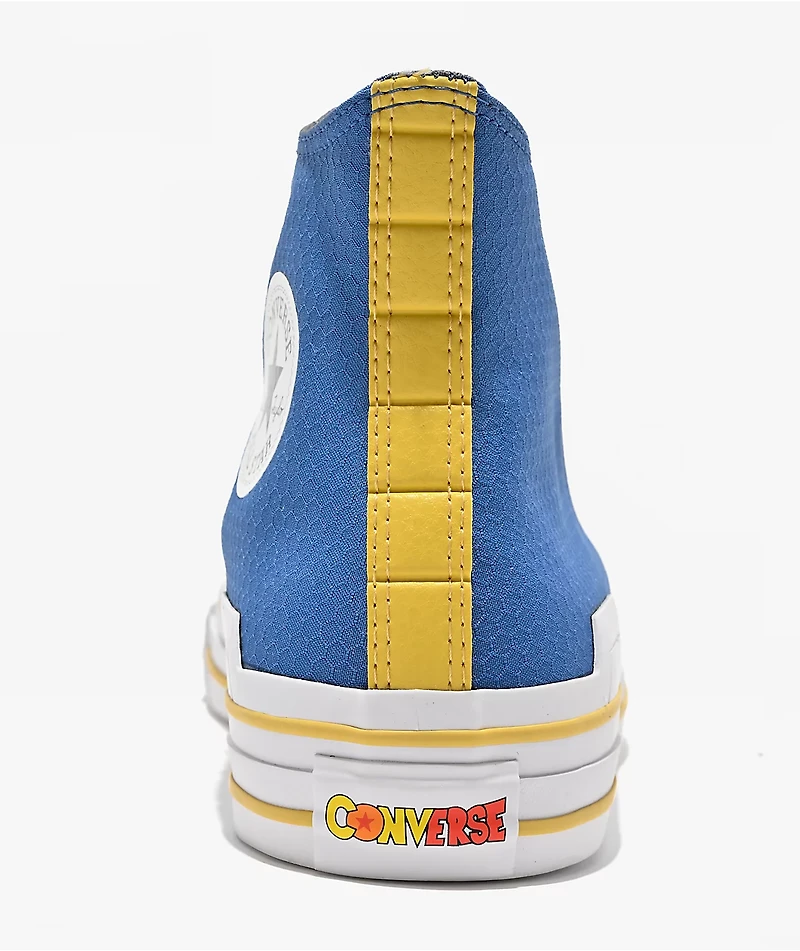 Converse x Dragon Ball Z Vegeta Chuck Taylor All Star Blue & White High Top Shoes