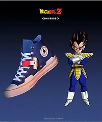 Converse x Dragon Ball Z Vegeta Chuck Taylor All Star Blue & White High Top Shoes
